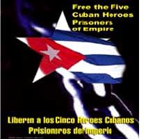 In Support of Cuban Anti-Terrorist Fighters Held in US Prisons: Peruvians March